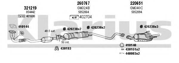 KLARIUS 391084E Система випуску ОГ
