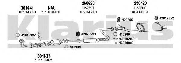 KLARIUS 420151E Система випуску ОГ
