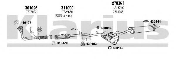 KLARIUS 510089E Система випуску ОГ