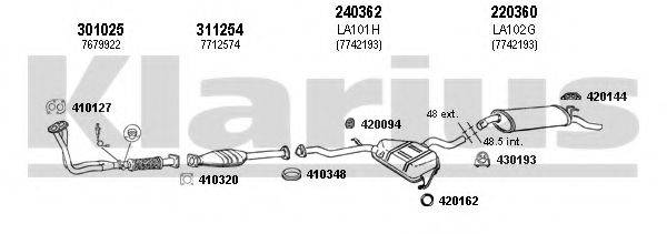 KLARIUS 510146E Система випуску ОГ