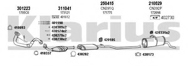 KLARIUS 630422E Система випуску ОГ