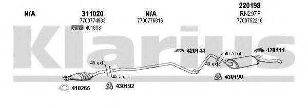 KLARIUS 720513E Система випуску ОГ
