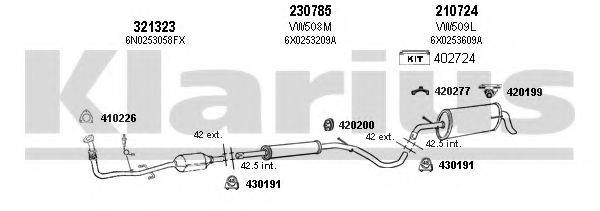 KLARIUS 790170E Система випуску ОГ