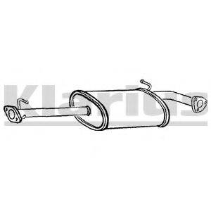 KLARIUS 230858 Середній глушник вихлопних газів