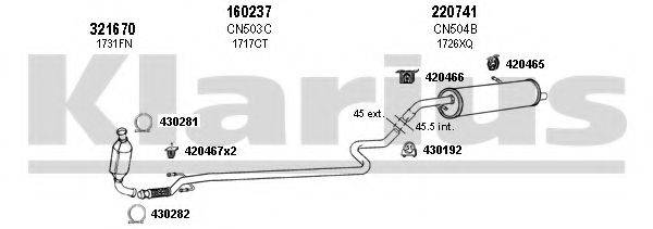 KLARIUS 180637E Система випуску ОГ