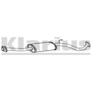 KLARIUS 260912 Середній глушник вихлопних газів