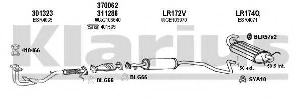 KLARIUS 090165U Система випуску ОГ