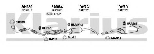 KLARIUS 310011U Система випуску ОГ