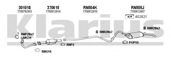 KLARIUS 720229U Система випуску ОГ