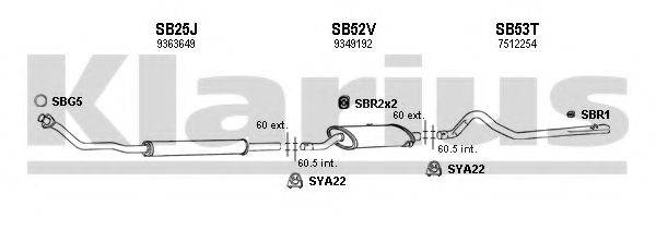 KLARIUS 750022U Система випуску ОГ