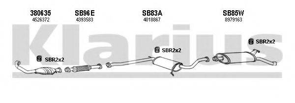 KLARIUS 750121U Система випуску ОГ