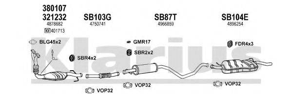 KLARIUS 750129U Система випуску ОГ
