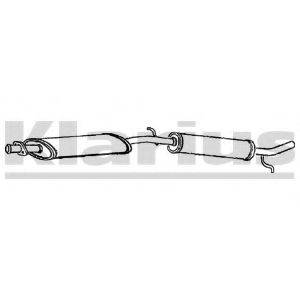 KLARIUS AN583C Глушник вихлопних газів кінцевий