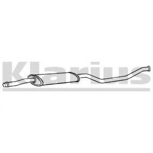 KLARIUS CN358P Середній глушник вихлопних газів