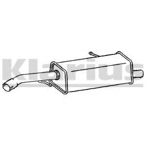 KLARIUS CN531K Глушник вихлопних газів кінцевий