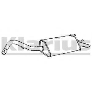 KLARIUS FE626M Глушник вихлопних газів кінцевий