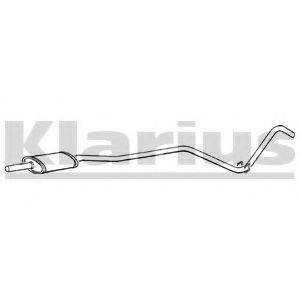 KLARIUS RN245Q Середній глушник вихлопних газів