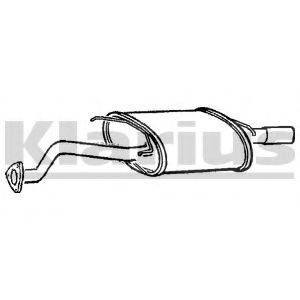 KLARIUS RR231E Глушник вихлопних газів кінцевий