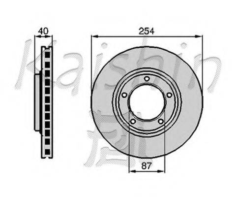 KAISHIN CBR017 гальмівний диск