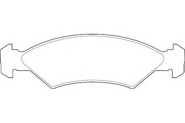 WAGNER WBP20857A Комплект гальмівних колодок, дискове гальмо