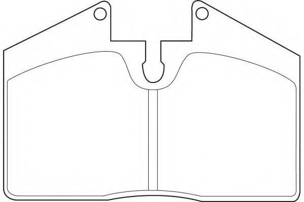WAGNER WBP20877A Комплект гальмівних колодок, дискове гальмо