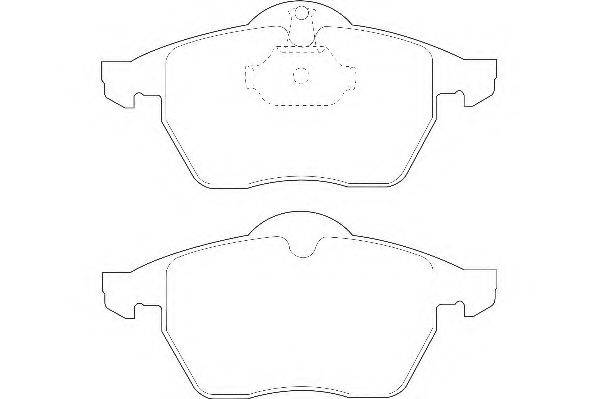 WAGNER WBP21828A Комплект гальмівних колодок, дискове гальмо