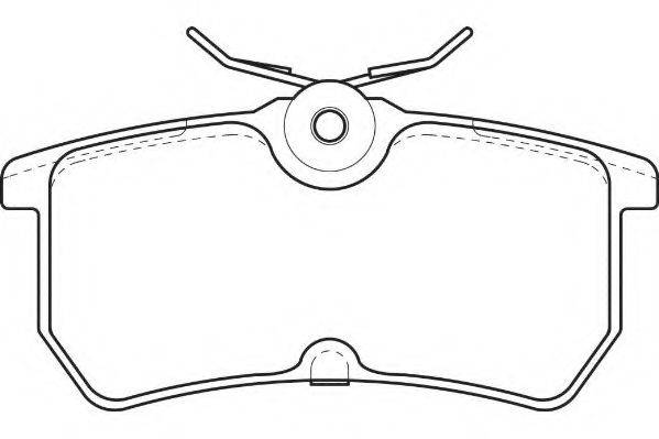 WAGNER WBP23353A Комплект гальмівних колодок, дискове гальмо