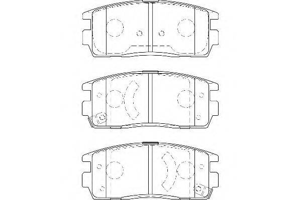 WAGNER WBP24498A Комплект гальмівних колодок, дискове гальмо