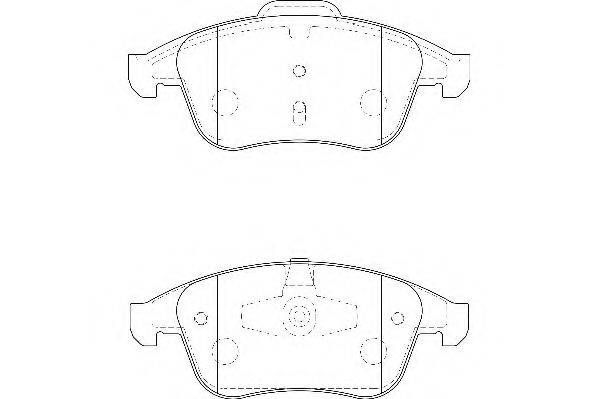 WAGNER WBP24709A Комплект гальмівних колодок, дискове гальмо