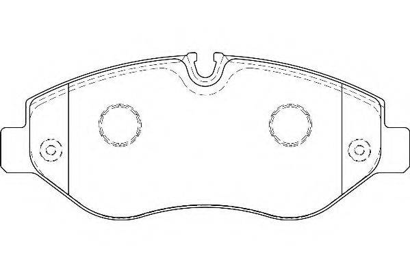 WAGNER WBP29192A Комплект гальмівних колодок, дискове гальмо