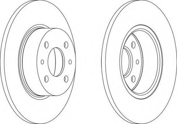 WAGNER WGR00661 гальмівний диск