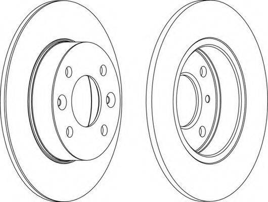 WAGNER WGR00701 гальмівний диск