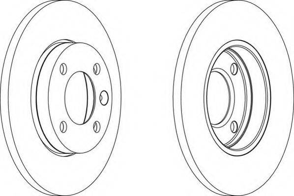 WAGNER WGR01031 гальмівний диск