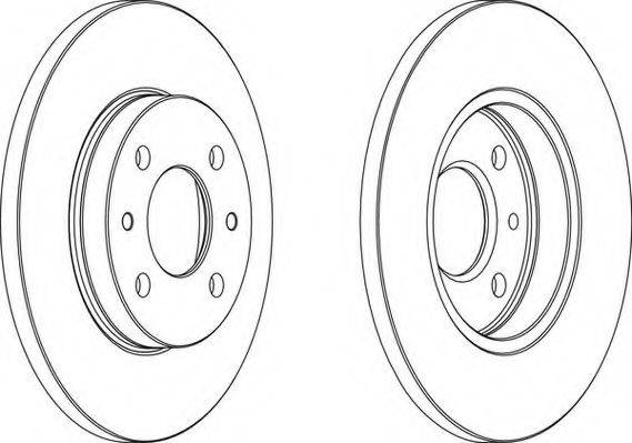 WAGNER WGR01251 гальмівний диск
