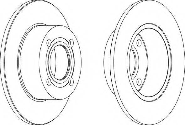 WAGNER WGR01281 гальмівний диск