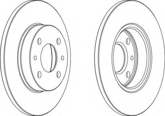 WAGNER WGR01401 гальмівний диск