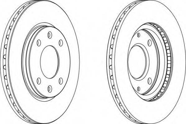 WAGNER WGR02141 гальмівний диск