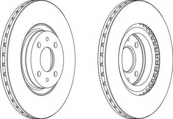 WAGNER WGR02521 гальмівний диск