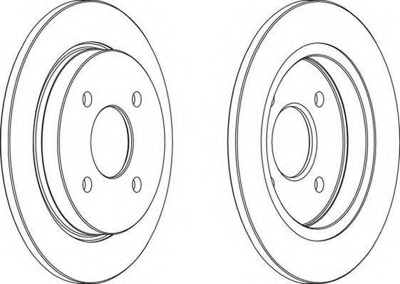 WAGNER WGR02811 гальмівний диск