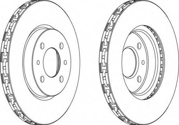 WAGNER WGR07621 гальмівний диск