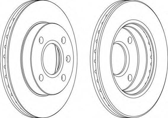WAGNER WGR07661 гальмівний диск