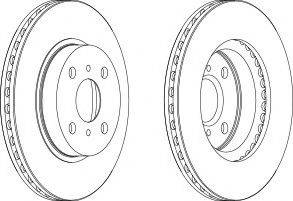 WAGNER WGR07941 гальмівний диск