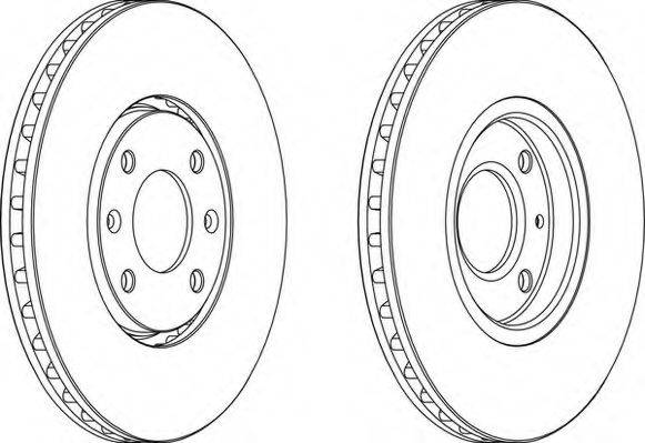 WAGNER WGR08411 гальмівний диск