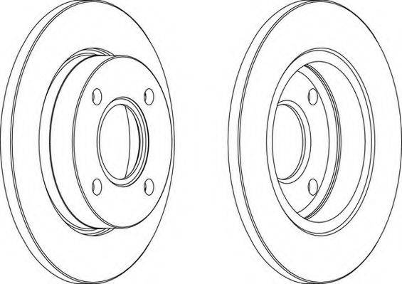 WAGNER WGR08451 гальмівний диск