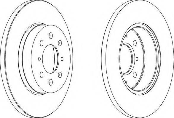 WAGNER WGR08721 гальмівний диск