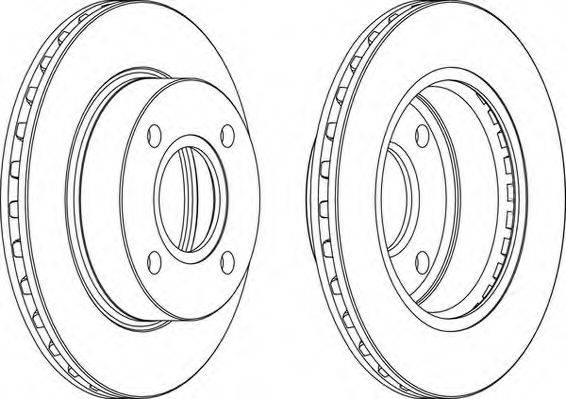 WAGNER WGR08871 гальмівний диск