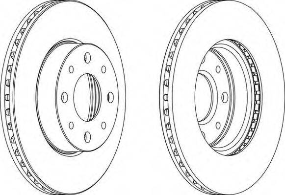 WAGNER WGR08881 гальмівний диск
