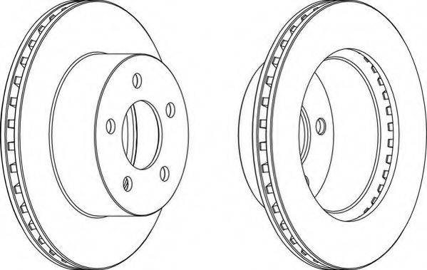 WAGNER WGR10271 гальмівний диск
