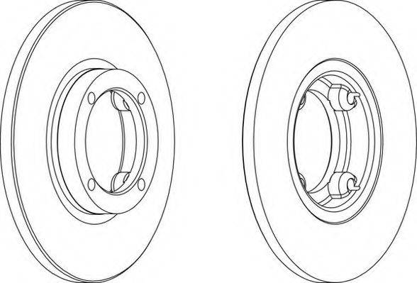 WAGNER WGR10761 гальмівний диск