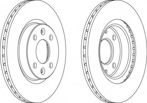 WAGNER WGR10961 гальмівний диск